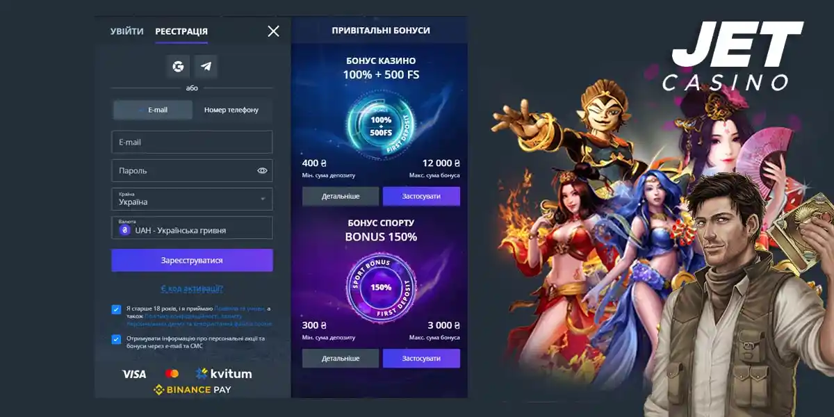 Опис зображення - Реєстрація та вхід у jet-casino Реєстрація та вхід у jet-casino